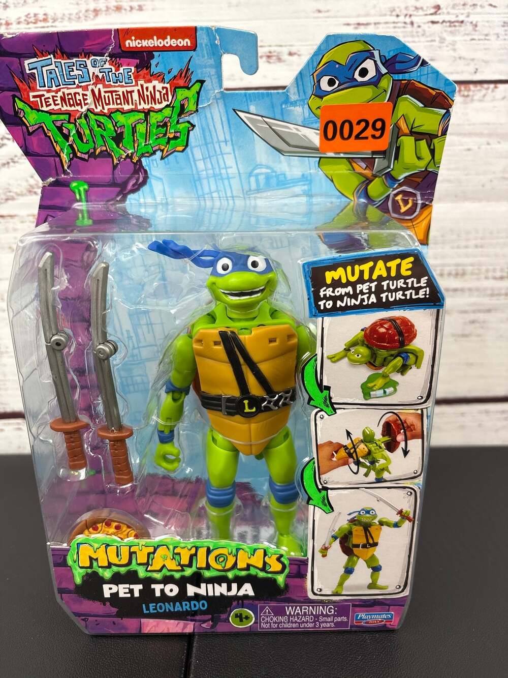 TMNT Teenage Mutant Ninja Turtle Mutations Leonardo Pet To Ninja Nickelodeon 24